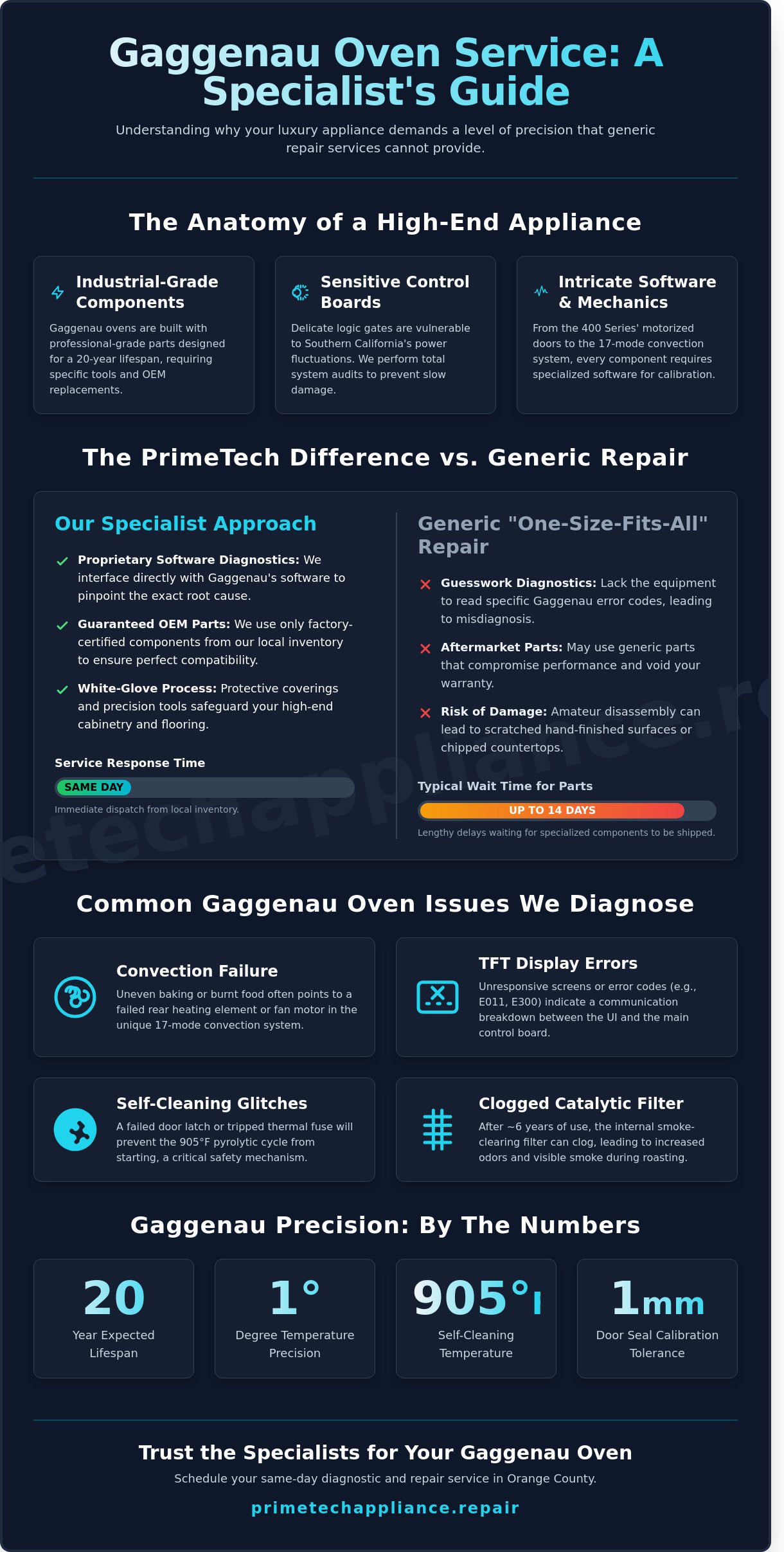 Expert Gaggenau Oven Service in Orange County | 2026 Repair Guide