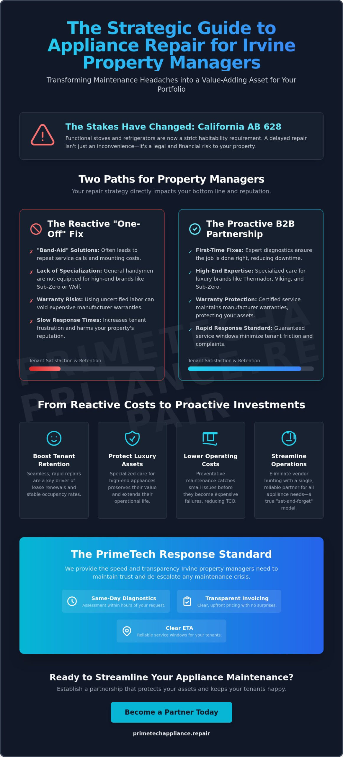 Reliable Appliance Repair for Property Managers in Irvine: A 2026 Strategic Guide